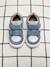 Hook-&-Loop Trainers in Leather for Babies ecru 