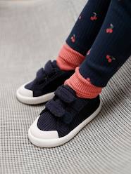 Shoes-Baby Footwear-Fabric Trainers with Hook-&-Loop Straps for Babies