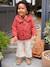 Padded Corduroy Jacket, Sherpa Lining, for Babies terracotta 