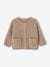 Jacket in Very Soft Thick Knit for Babies marl brown 