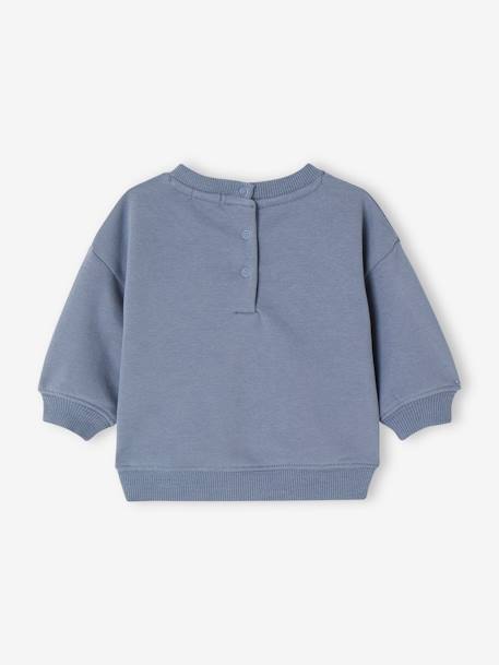 Sweatshirt for Baby Boys bordeaux red+denim blue 