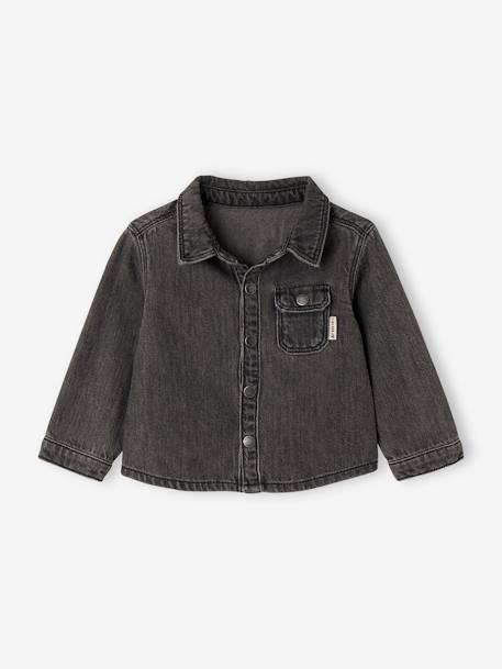 Shirt + Top + Trousers Combo for Babies denim grey 