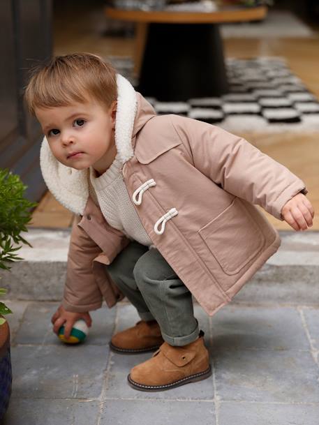 Parka with Hood & Duffel-Coat Look for Babies cappuccino 