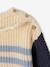 Jumper with Colourful Stripes & Buttoned Shoulder for Baby Boys slate blue 