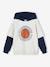 Sports Sweatshirt with Double Sleeves, Ball in Relief, for Boys marl white 