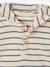 Striped Hooded Top for Baby Boys sandy beige 