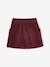 Corduroy Skirt with Heart Pockets for Girls cinnamon+mauve 