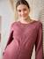 Fancy Knit Sweater Dress for Maternity dusky pink 