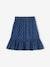 Ruffled Mid-Length Skirt in Light Denim, for Girls medium blue 