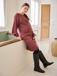 Maternity-Dresses-Fancy Knit Sweater Dress for Maternity