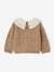 Fancy Knit Jumper with Embroidered Collar for Baby Girls taupe 