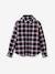 CYRILLUS cotton flannel boys' shirt bordeaux red 