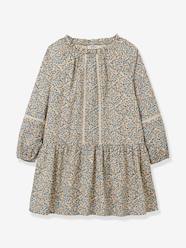 Girls-CYRILLUS Daisy print girl's robe