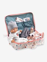 Toys-Dolls & Soft Dolls-Vanille Suitcase, Doll + Accessories, by DJECO