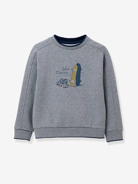 CYRILLUS 'Skate' boys' sweatshirt marl grey 