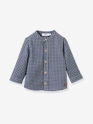 Baby-Blouses & Shirts-CYRILLUS baby gingham shirt