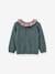 Pull fille col Liberty® CYRILLUS green 