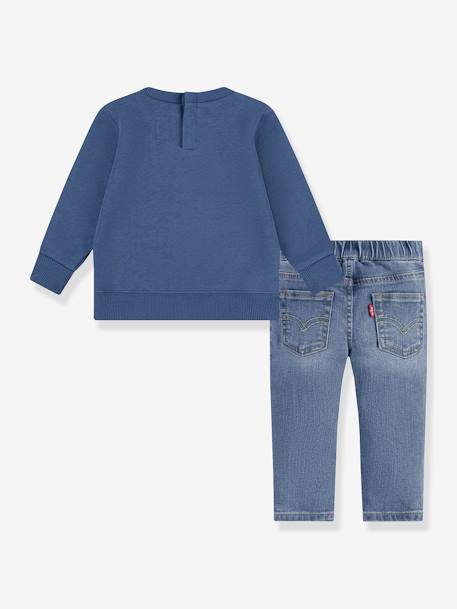 Set of sweat & jeans LVB Mountain Crew LEVI'S KID'S blue 