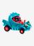 Crazy Motors Car by DJECO deep blue+gold+rose+silver+turquoise 