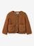 CYRILLUS sherpa jacket for girls brown 