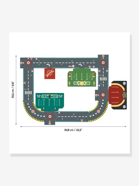 Giant Circuit Puzzle by DJECO multicoloured 