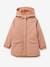 CYRILLUS faux fur lined parka for girls rose 