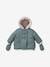 CYRILLUS sherpa-lined puffer jacket green 