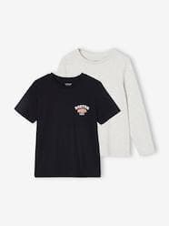 Boys-Tops-T-Shirts-Pack of 2 BASICS Sports Tops for Boys