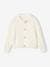 Cable Knit Cardigan for Girls ecru 