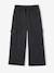 Wide Joggers for Girls anthracite+rosy 