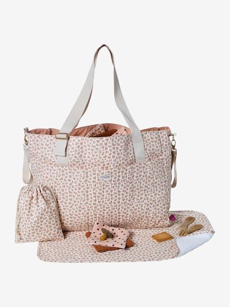 Maxi Changing Bag, LOVELY LEO printed pink 