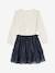 Ruffled Top & Tulle Skirt Ensemble for Girls anthracite 