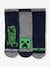 Set of 3 pairs of MINECRAFT® socks navy blue 