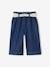 Wide Leg Jeans with Tie Belt, for Babies brut denim 