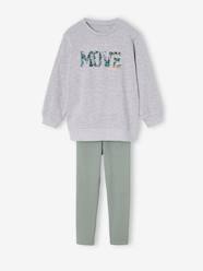 Girls-Long Sweatshirt & Leggings Combo for Girls