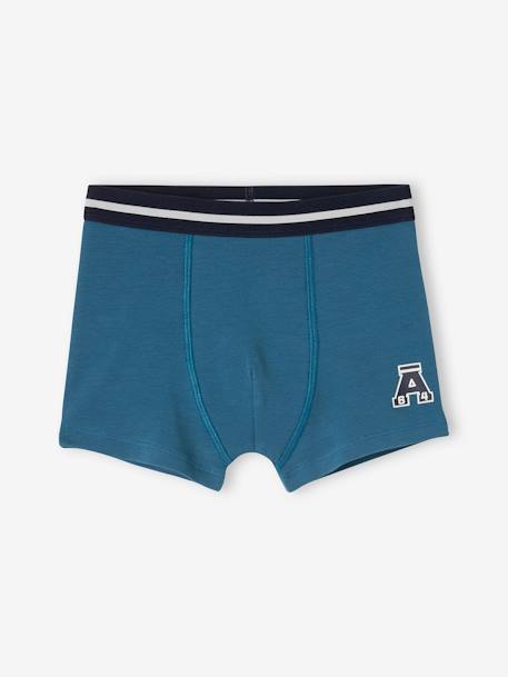 Pack of 5 Boxer Shorts for Boys navy blue 