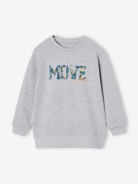 Long Sweatshirt & Leggings Combo for Girls anthracite+marl grey 