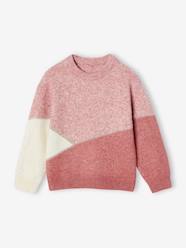 Girls-Colourblock Jumper for Girls