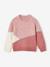 Colourblock Jumper for Girls rosy+sweet pink 