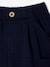 Flannel Chino Trousers for Babies navy blue 