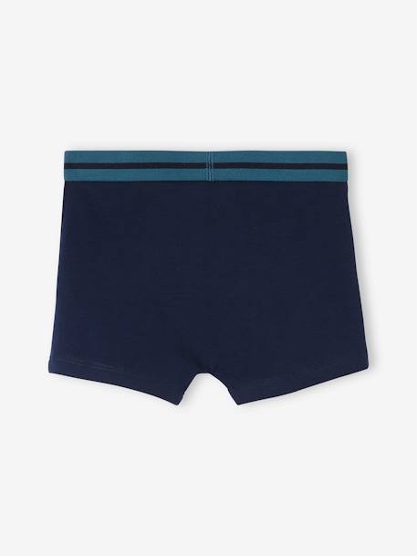 Pack of 5 Boxer Shorts for Boys navy blue 