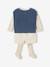 4-Piece Combo for Babies:  Top + Shorts + Jumper +  Tights denim blue+old rose 