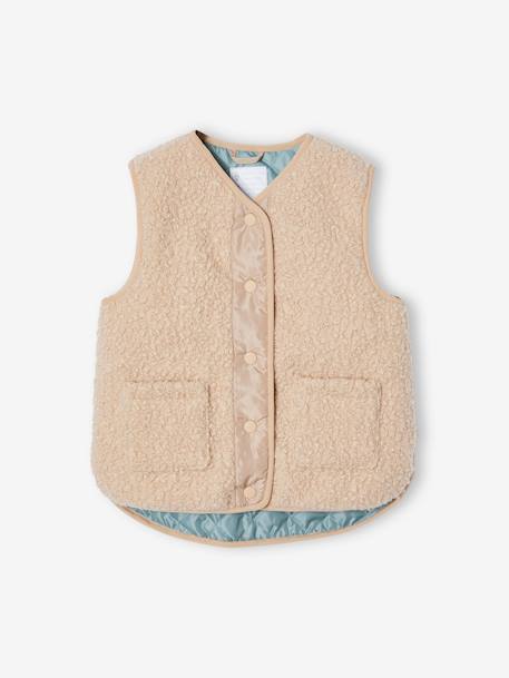 Sherpa Bodywarmer for Girls beige 