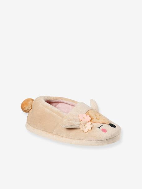 Deer Slippers pale pink 