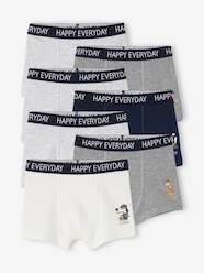 Boys-Pack of 7 Boxer Shorts with Fun Motif, for Boys