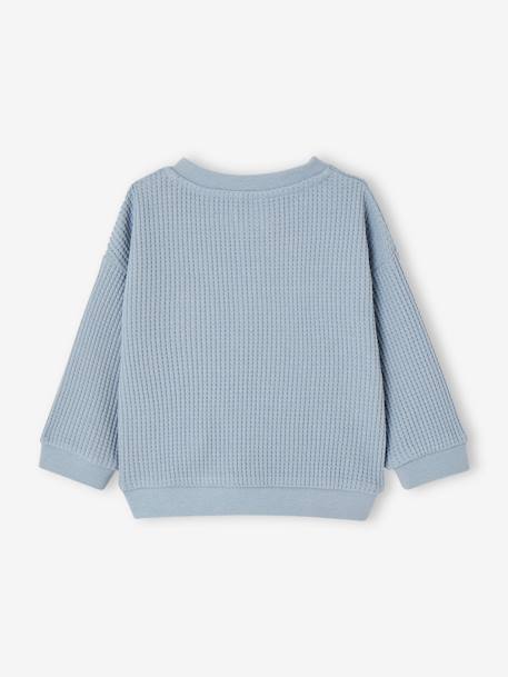 Honeycomb Sweatshirt for Baby Boys crystal blue 