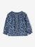 Floral Blouse in Cotton Gauze for Baby Girls denim blue 