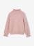 Jumper with Ruffled Neckline for Girls mauve 