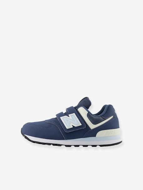 Kids' scratched baskets PV574KIE NEW BALANCE navy blue 