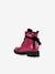 CASEY lace-up ankle boots for girls GEOX fuchsia 